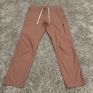 Vuori Ripstop Climber Utility Pants Women’s Size M Organic Cotton Zip Pockets